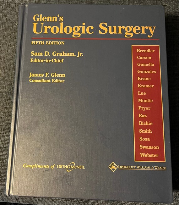 Glenn's Urologic Surgery 5th Edition - Etsy