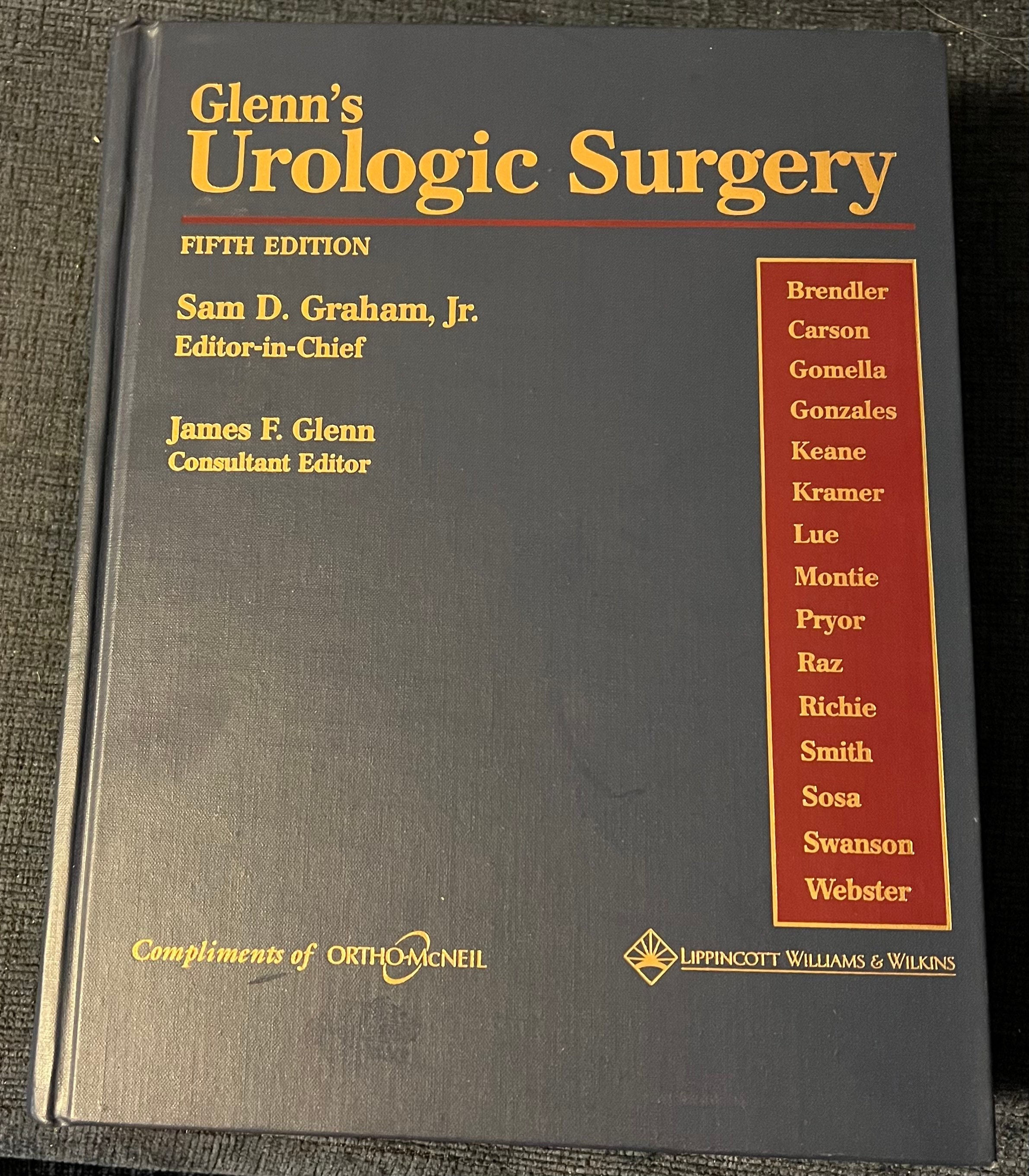 Glenn's Urologic Surgery 5th Edition - Etsy Denmark