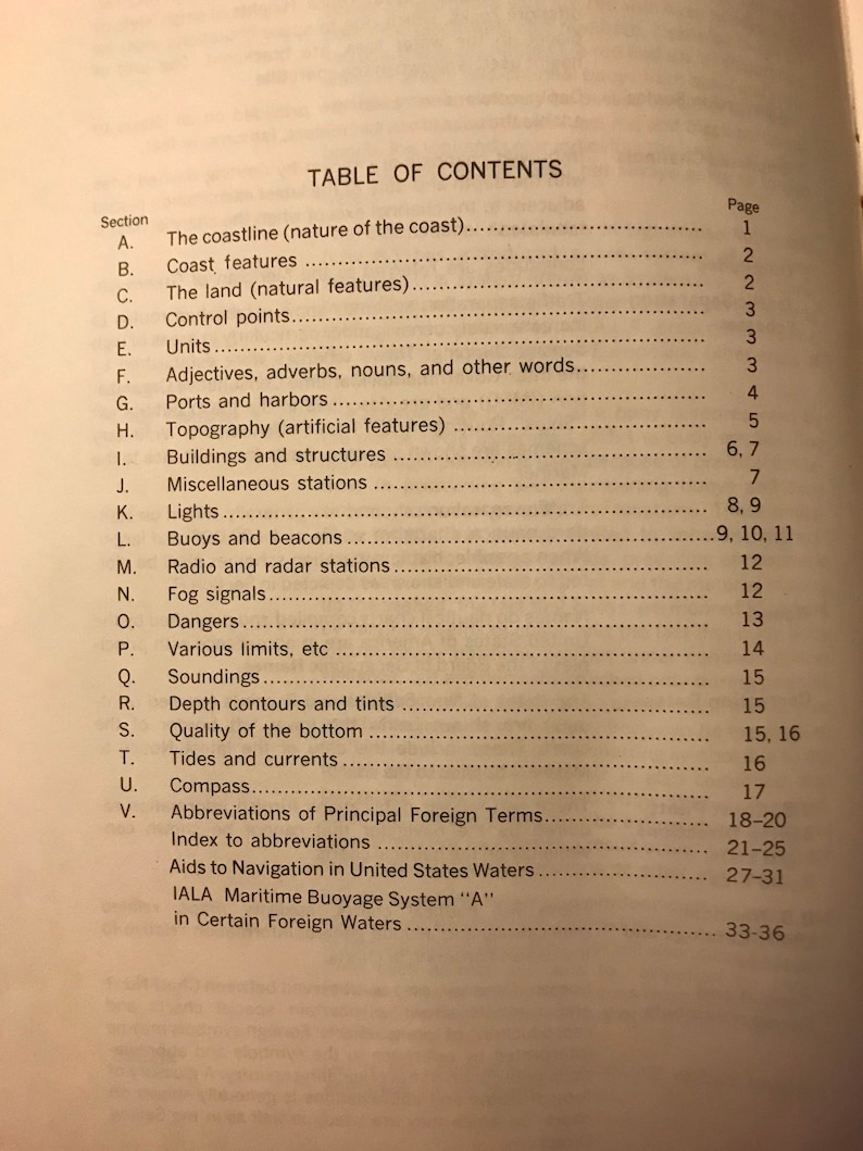 1979 Chart No 1 United States Symbols and Abbreviations Etsy