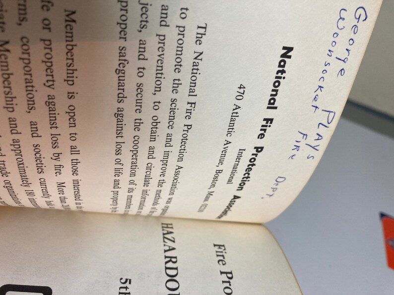 Fire Protection Guide to Hazardous Materials National Fire Etsy