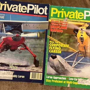 1992 Private Pilot Magazines, January and March, &quot;The Pilot&#39;s Guide to Owning and Flying Private Aircraft&quot;