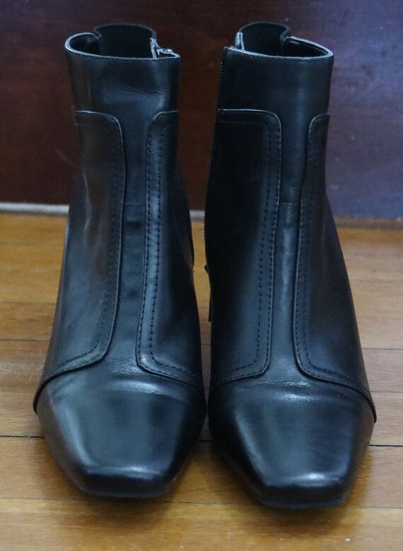 leather ankle boots size 9