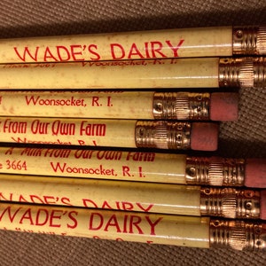 Wade’s Dairy, Woonsocket, RI 1950’s pencils (7)