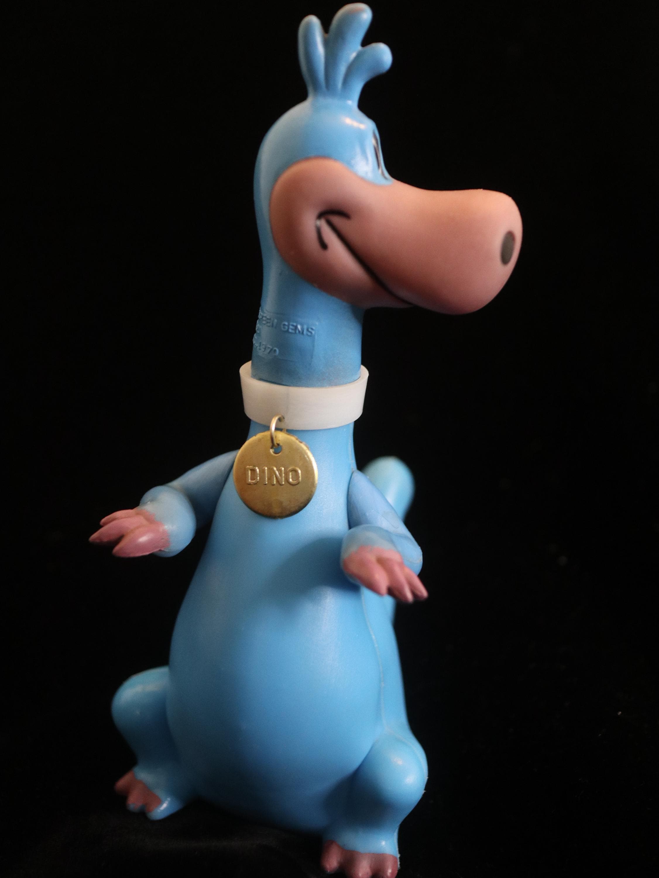 Flintstones Dino the Dinosaur With Name Tag 1970 -screen Flintstones Dino the Dinosaur With Name Tag 1970 -screen