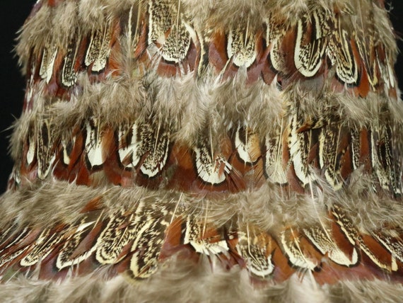 1950's Pheasant Feather Bucket Hat - image 6