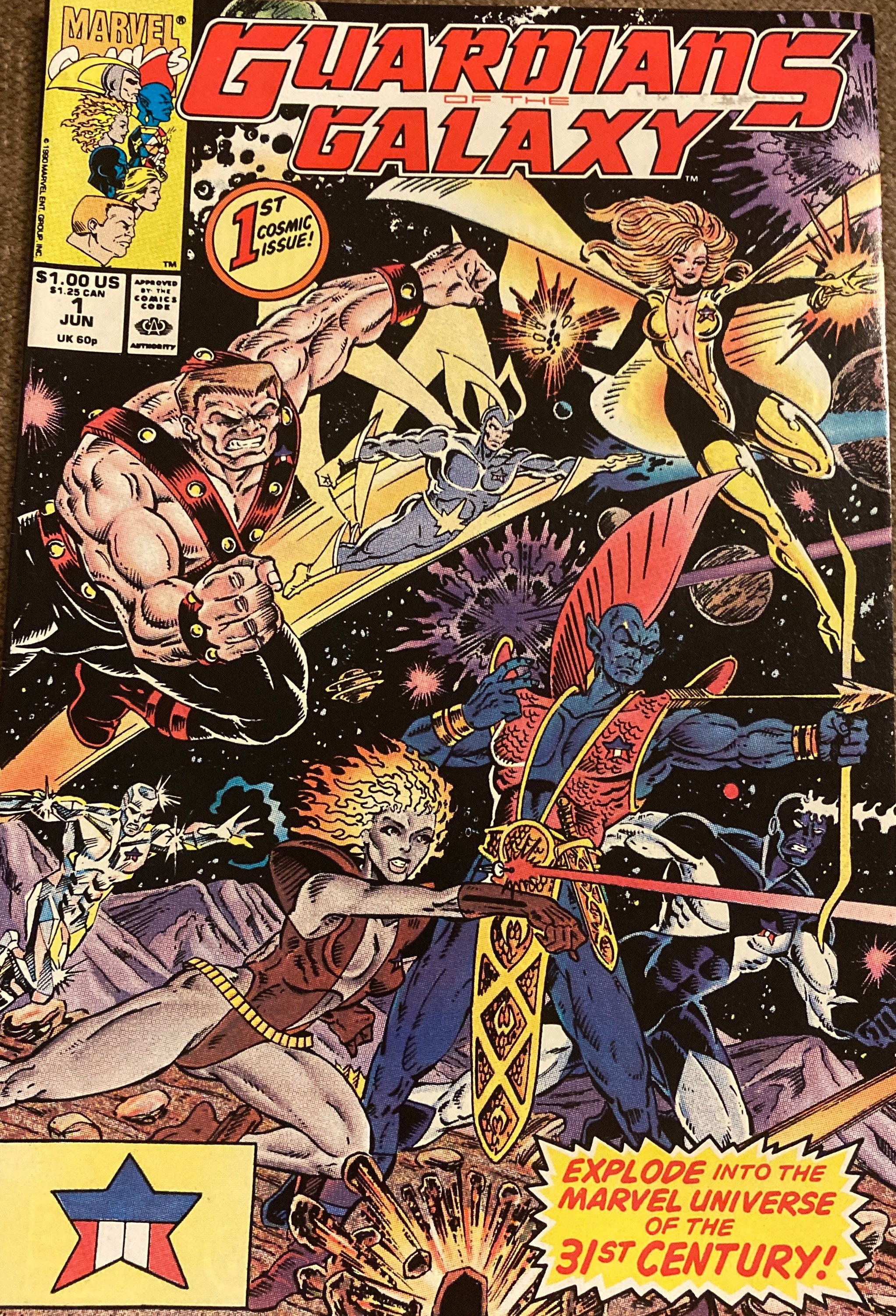 Guardians of the Galaxy #1 & #2 - Marvel Comics 1990 - Etsy