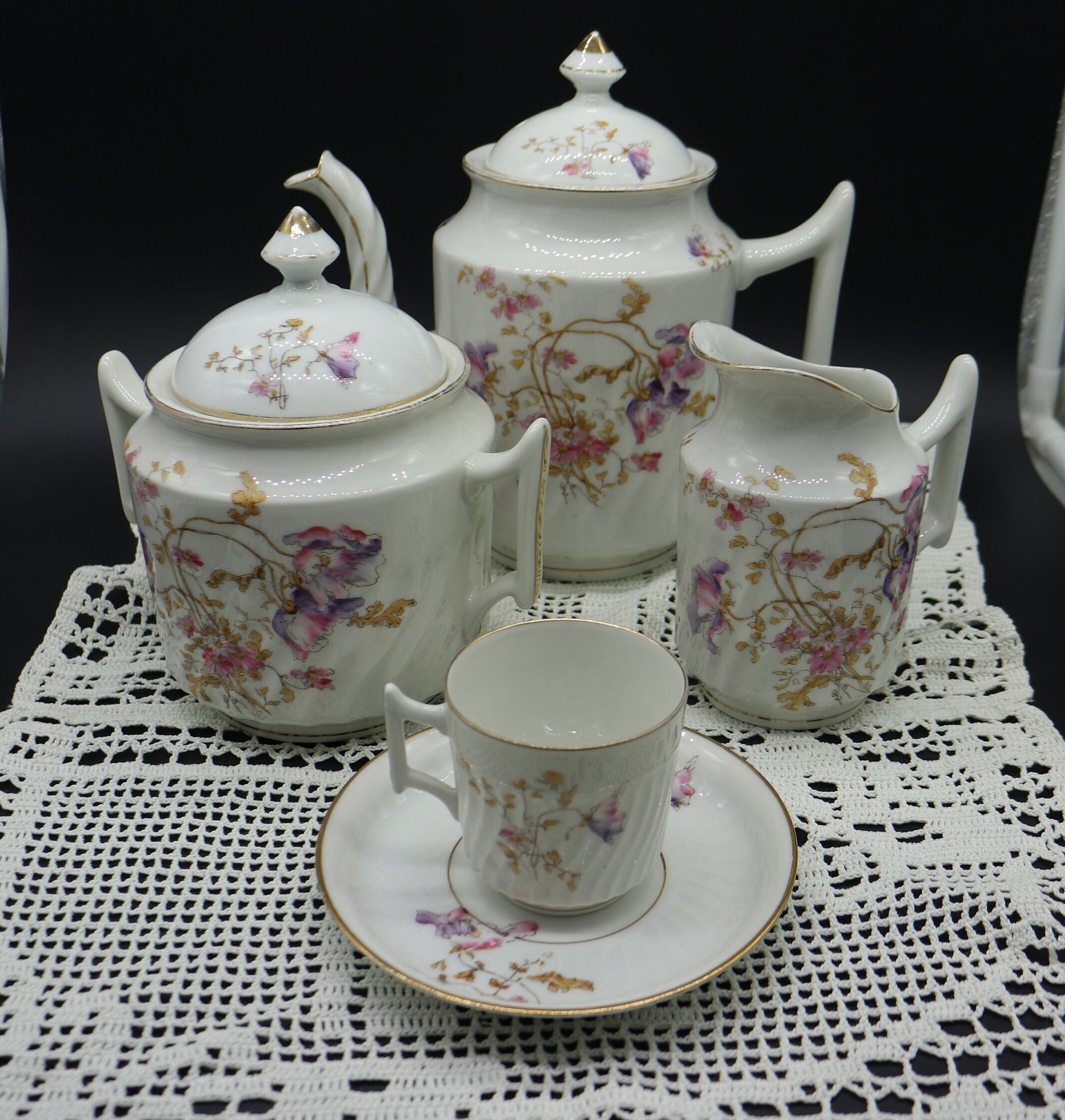 リスさん専用LIMOGES ミニュアインテリア&ティーセット Limoges Mini Tea Set - Etsy