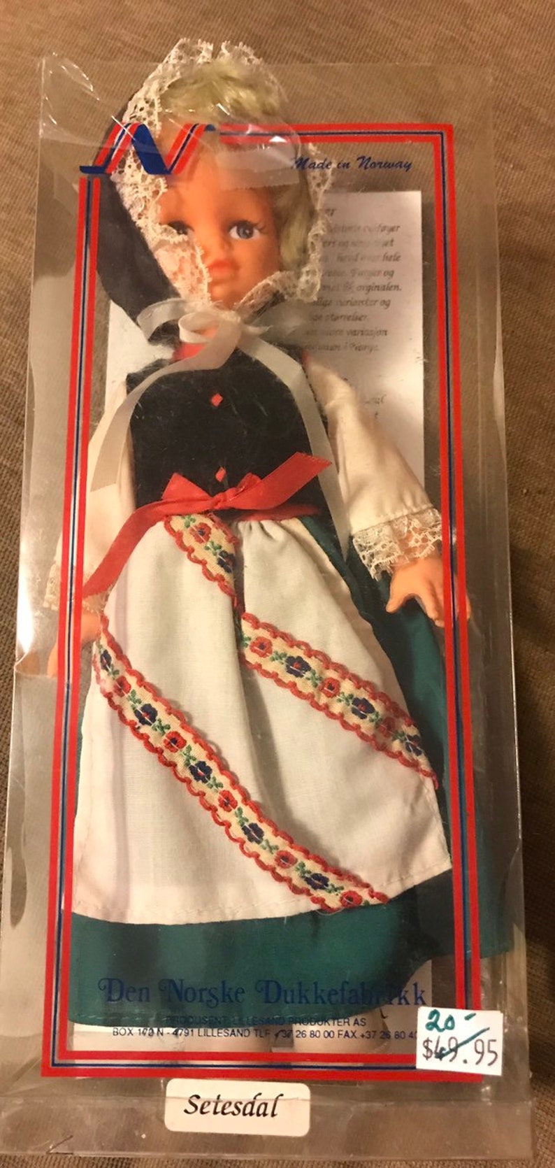 10 Tall Norwegian Doll New With Original Information Card - Etsy