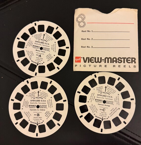 View Master, 1970's GAF + Rocky Mountain and Opryland Reels - Etsy