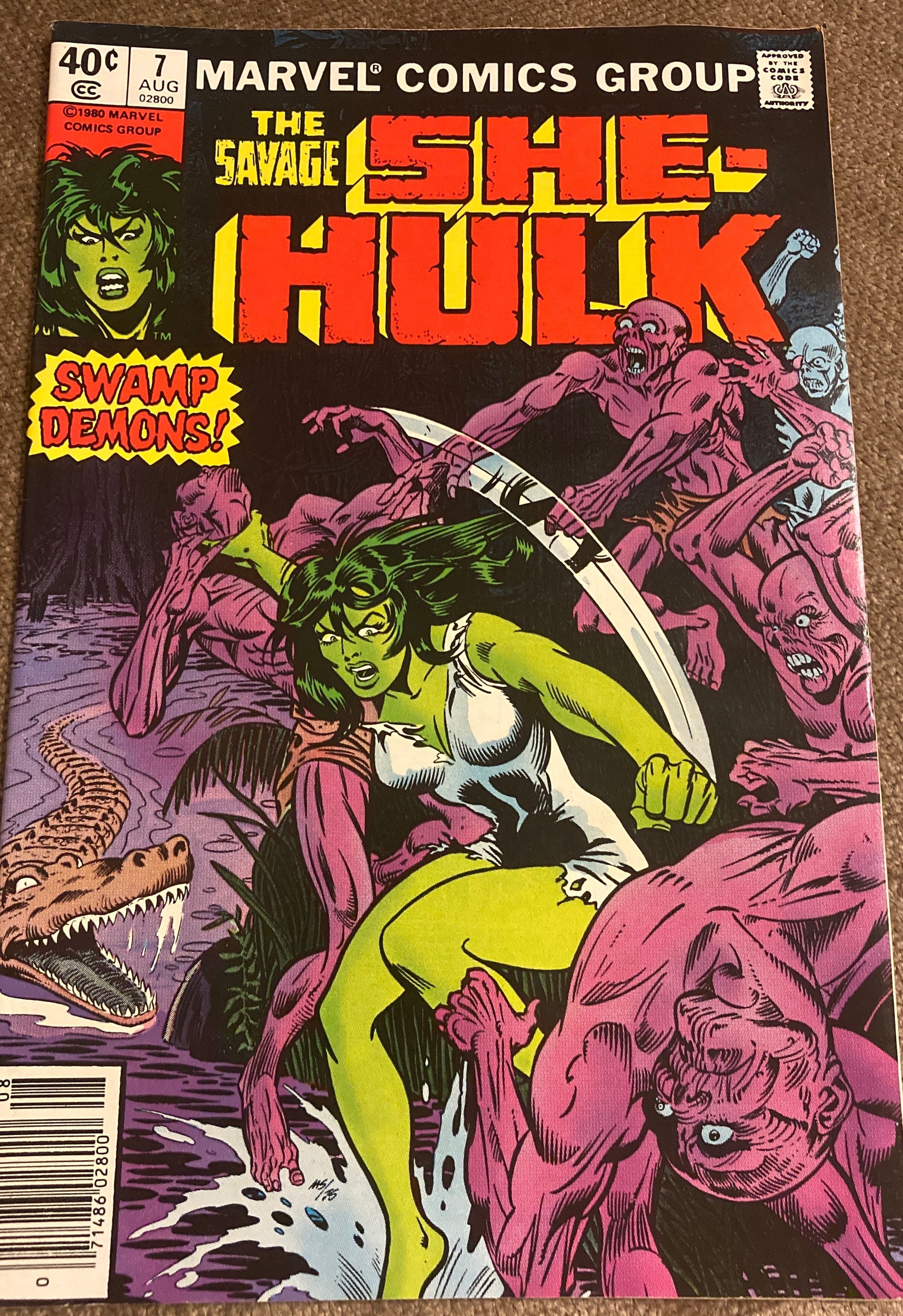 Marvel Comics Group Volume 1, No. 7 the Savage She-hulk Comic Book