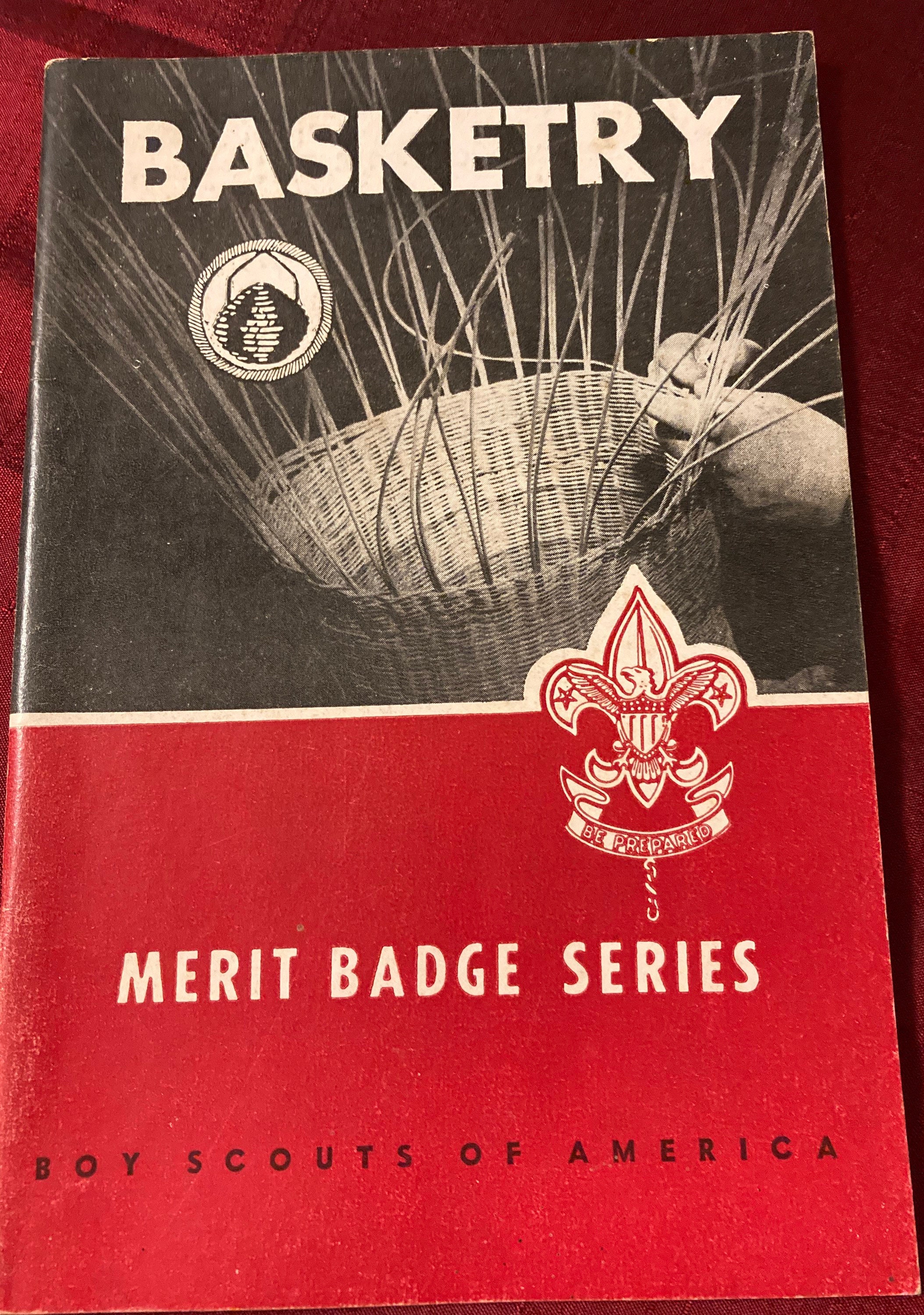 1962 Basketry Merit Badge Series Boy Scouts of America like Etsy