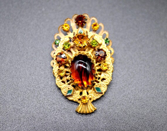 1950s Rudolf Weiss Brooch West Germany