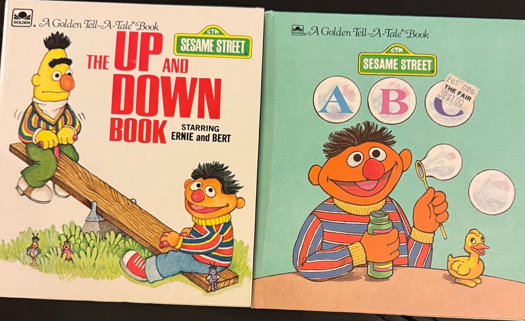 Sesame Street Books-abc, up and Down Book, Christmas Eve, Big Bird's ...