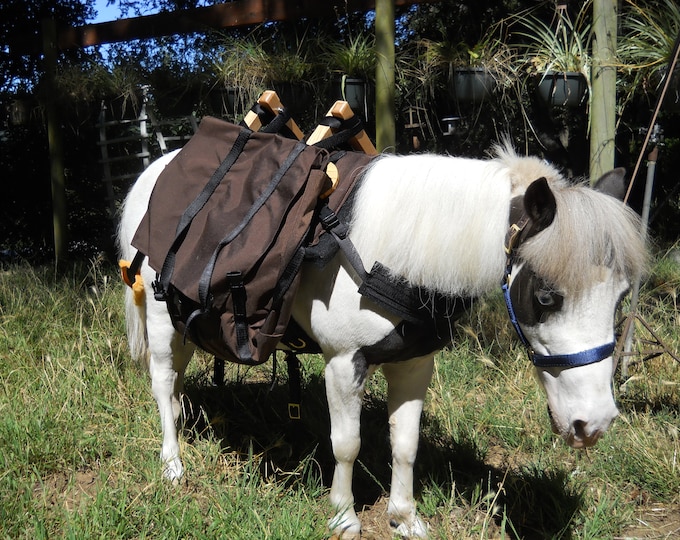 Featured listing image: Goat or Small Mini Horse Adjustable Pack Saddle