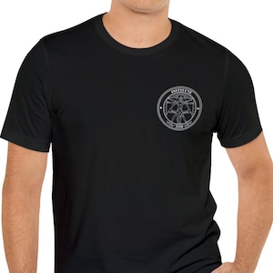 Institute Wasteland Inspired T-shirt- Classic Traditional Logo- Unisex Jersey Short Sleeve Soft Shirt- Gaming Present- Mankind Redefined