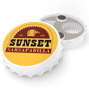 Sunset Sarsaparilla Wasteland Inspired Bottle Opener
