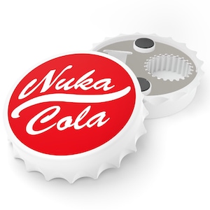 Nuka Cola Wasteland Inspired Bottle Cap Bottle Opener