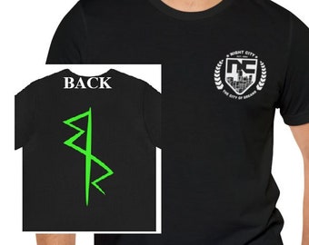 Cyberpunk Edgerunners Night City Inspired T-shirt- Unisex Short Sleeve Soft Shirt Gaming Present- Edge Runners Logo- City of Dreams