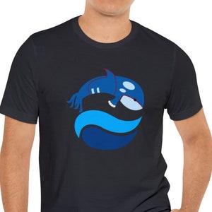 Kyogre Inspired T-shirt- Unisex Jersey Short Sleeve Soft Shirt- Gaming Present