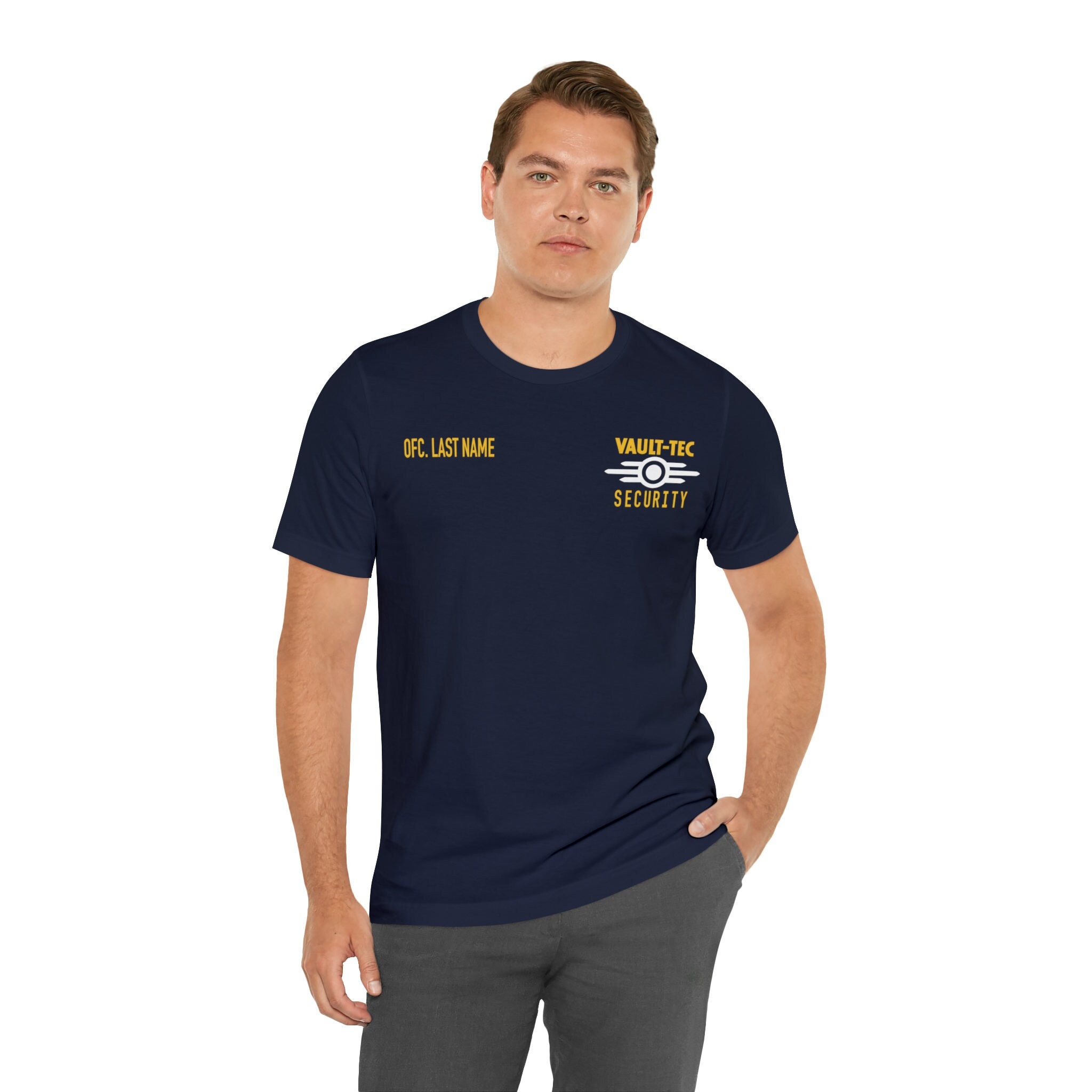 Vault Tec Security Wasteland Inspired Tshirt With Vault