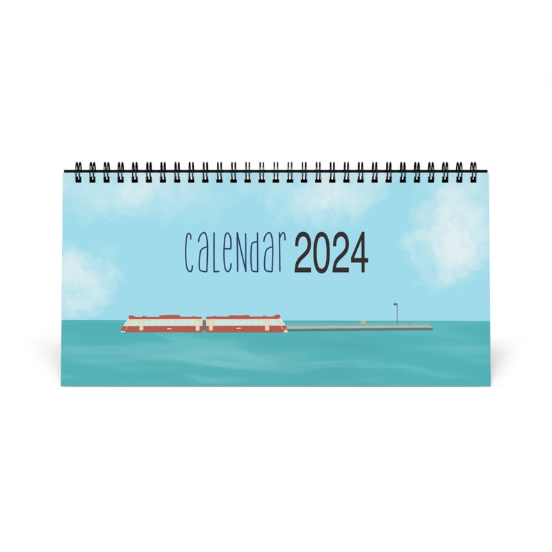 Studio Ghibli Inspired 2024 Desk Calendar Spirted Away, Ponyo, Howls