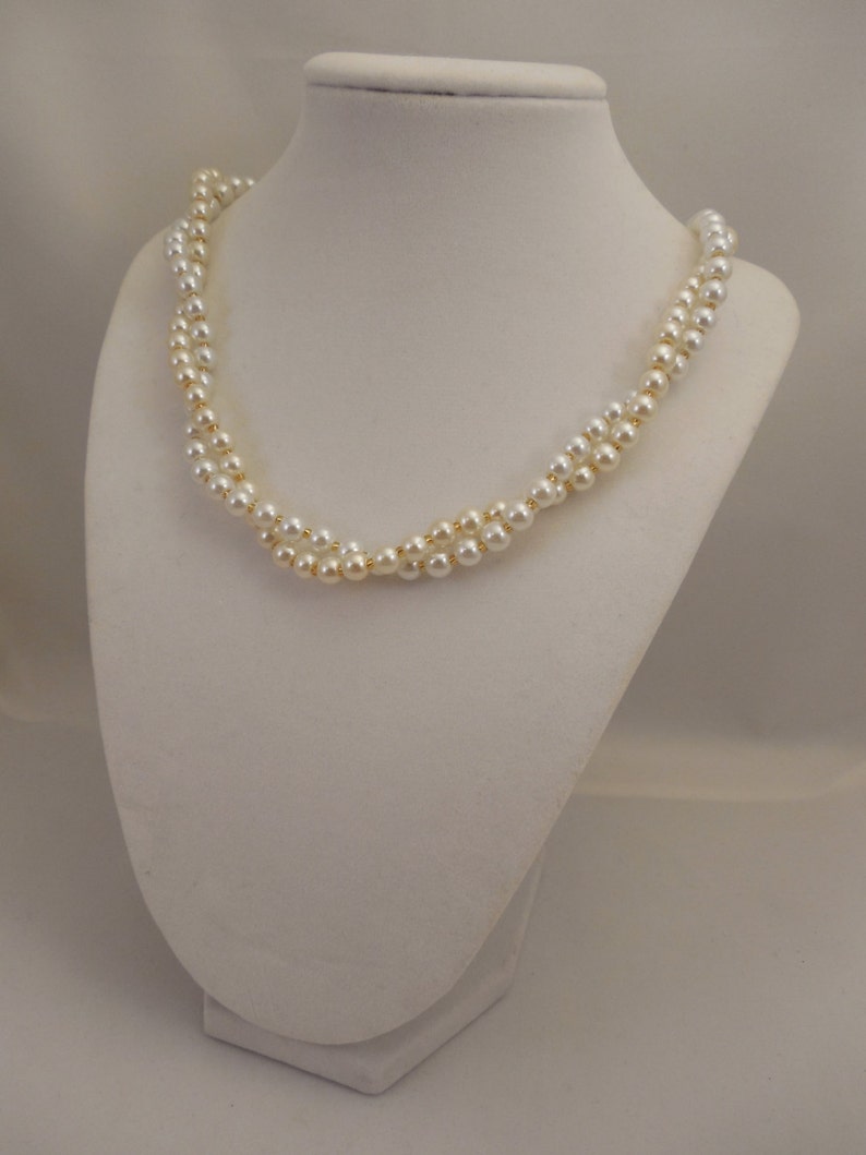 Very Lovely and Elegant 6mm Cream Glass Pearl and 6mm White - Etsy