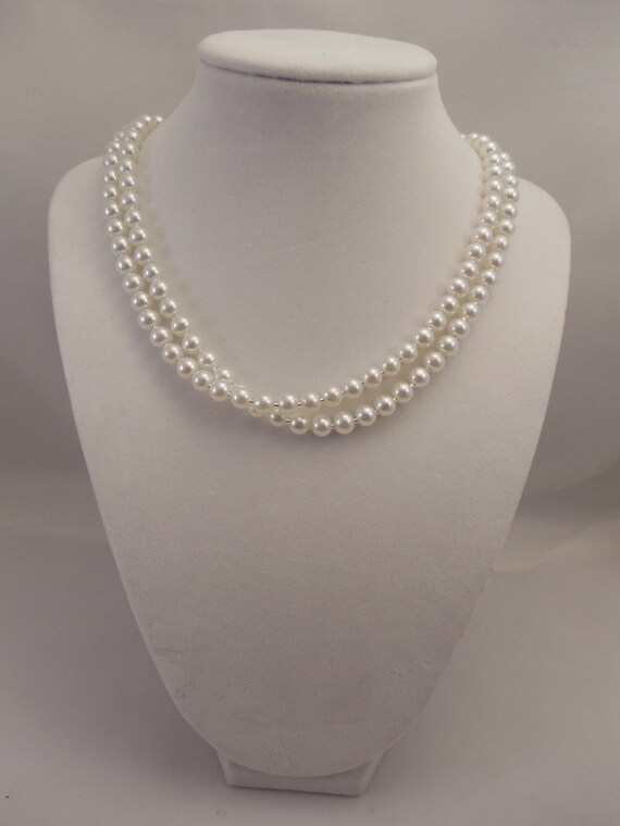 Very Classic and Elegant Wedding Bridal Two Strand Half - Etsy