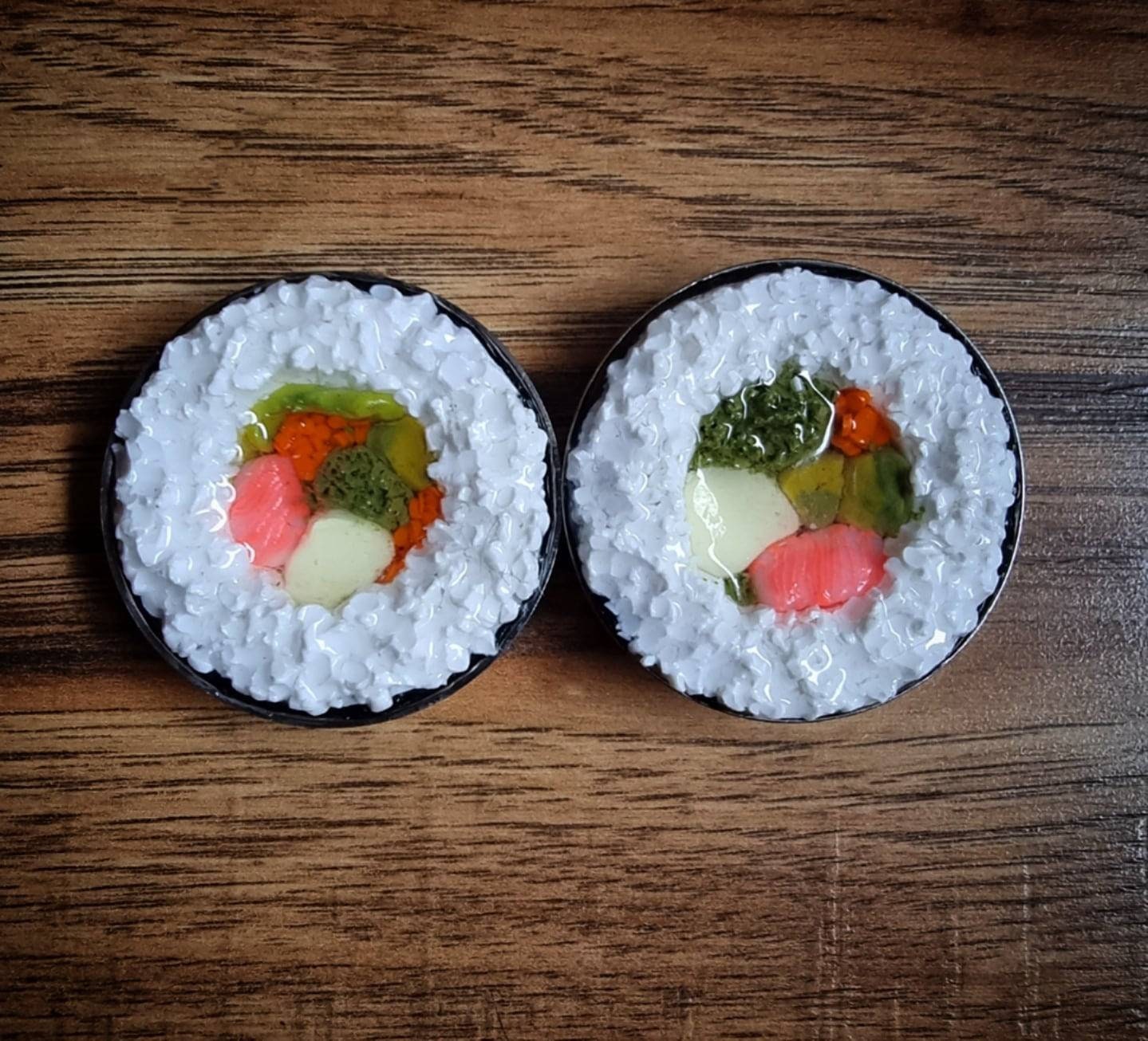 Silicone Mold Sushi Mold Maki Mold Sushi Roll Dollhouse -   Polymer  clay crafts, Cute polymer clay, Polymer clay projects
