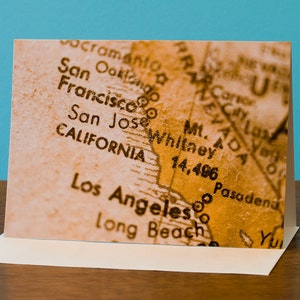 Wenskaart Californië (VS) close-upfotografie (12,7 x 17,8 cm)