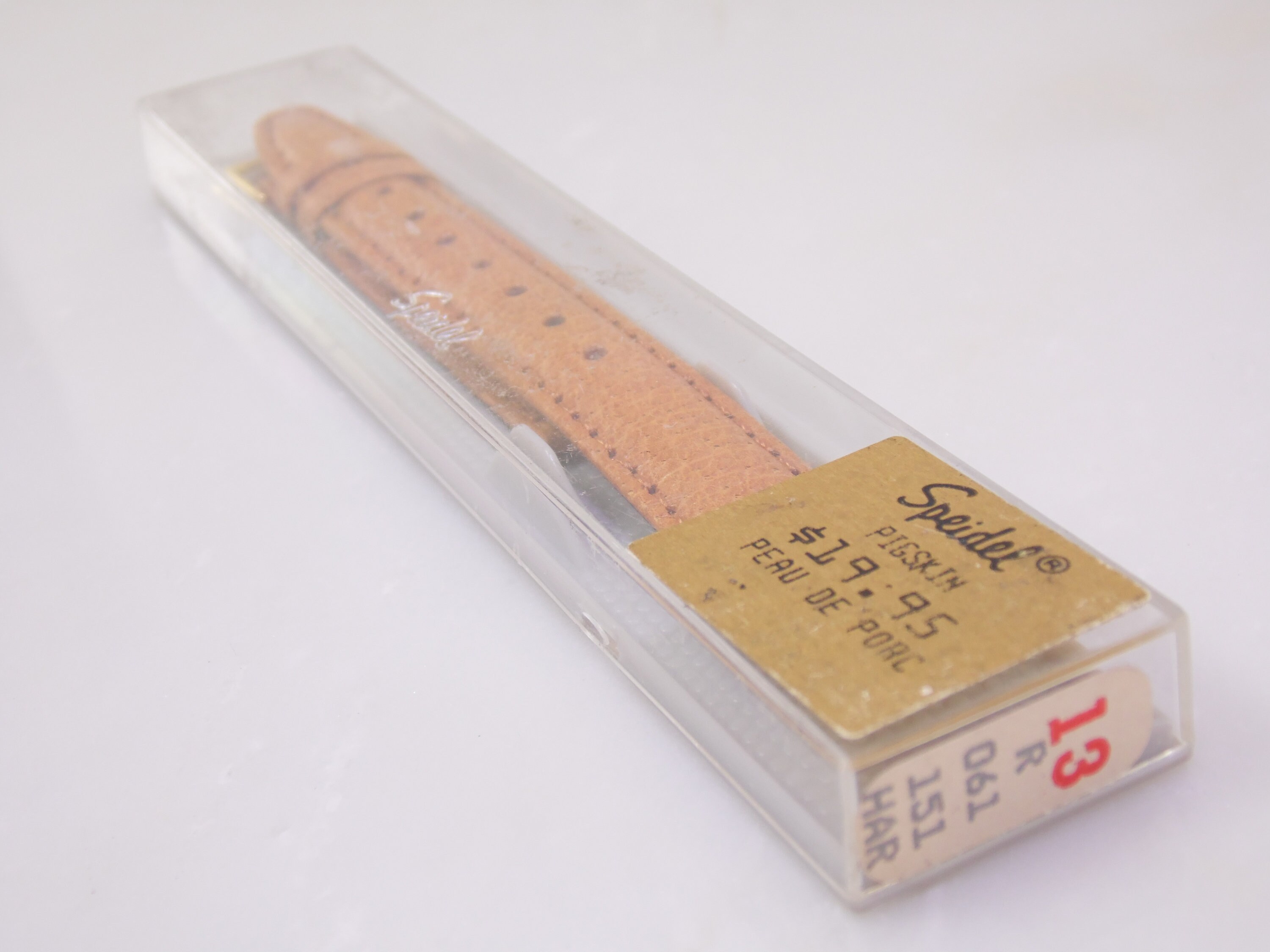 13mm 6.75in/17.1cm Regular Length Vintage NOS Speidel Tan
