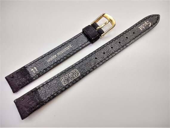 CHOPARD VINTAGE CUIR Bracelet 20MM Fermeture Boucle Ardillon 18MM Neuf