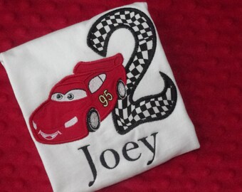 Lightning McQueen Birthday Shirt