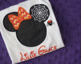Halloween Disney Character Appliquéd Shirts- Personalized