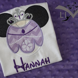 Sofia the First Mickey Mouse Ears Appliquéd Shirts or Onesies Family ...