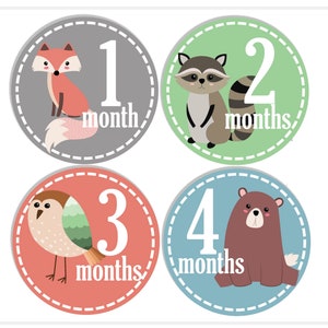 Cute Baby Stickers for First Baby Book, First Year Stickers, Baby