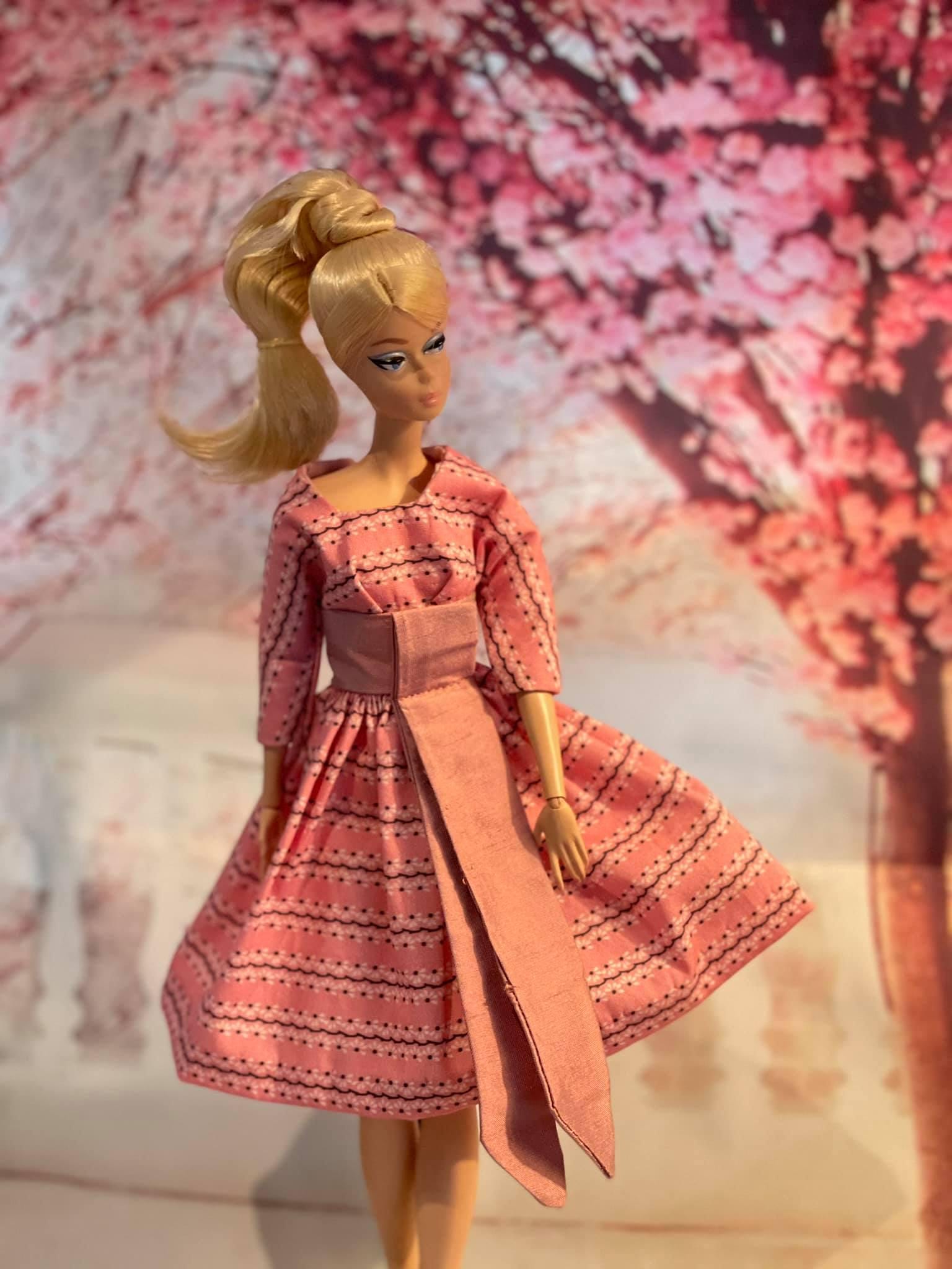 Vintage Style Barbie Dress, Hot Pink, Rose, Red, 11-12" Fashion Doll - Etsy Vintage Style Barbie Dress, Hot Pink, Rose, Red, 11-12" Fashion Doll - Etsy