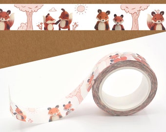 Felted Fox Washi Paper Tape