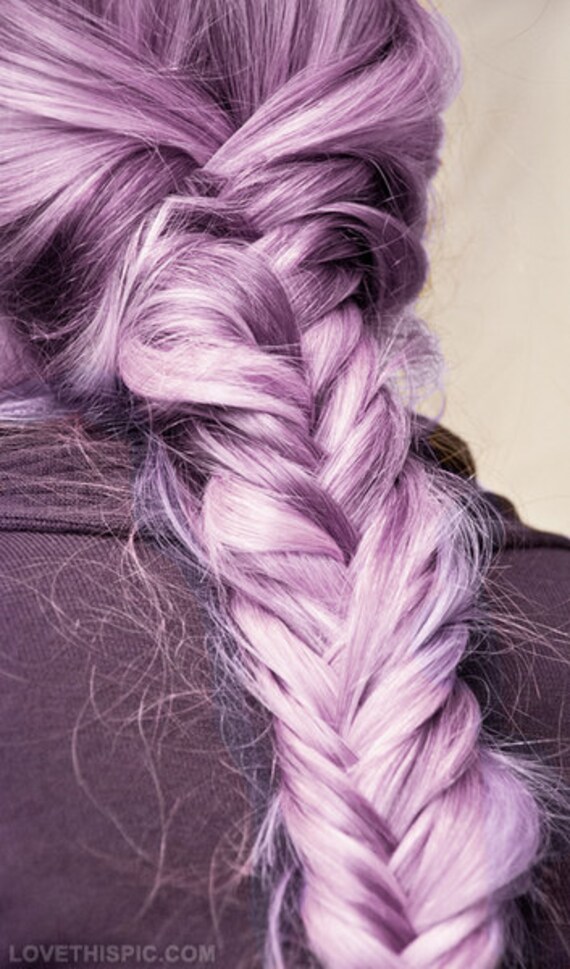 Clip In Remy Human Hair Extensions Lavender Lilac Etsy