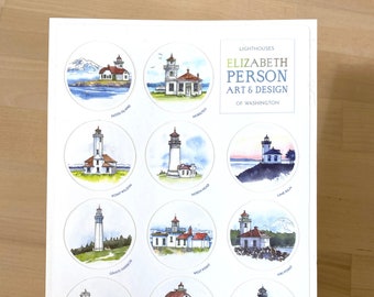 Lighthouses Sticker Sheet