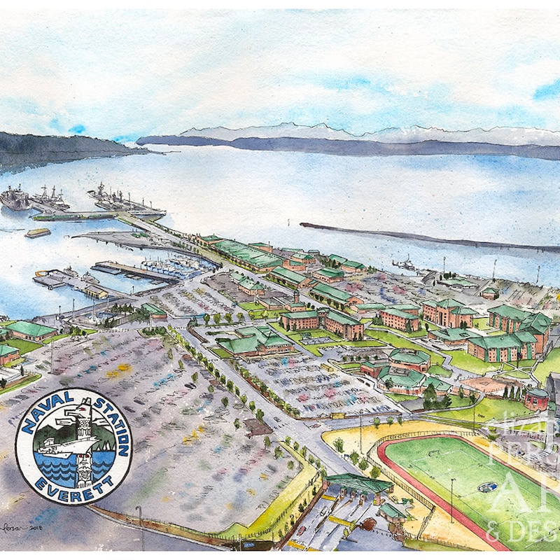 Navy Base in Washington - Etsy