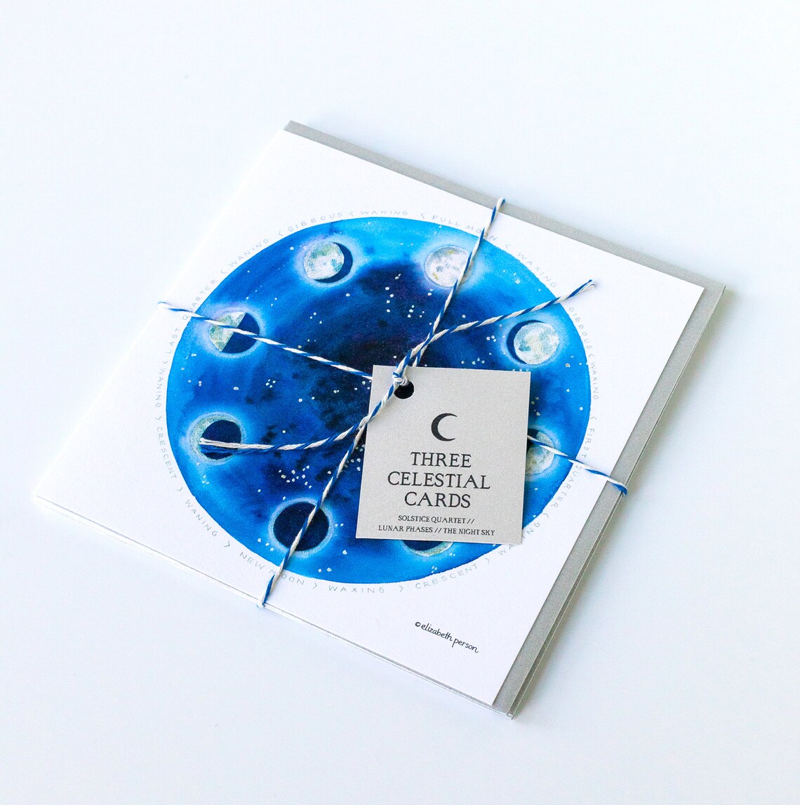 3 Card Pack // Celestial Trio // 6x6 | Etsy