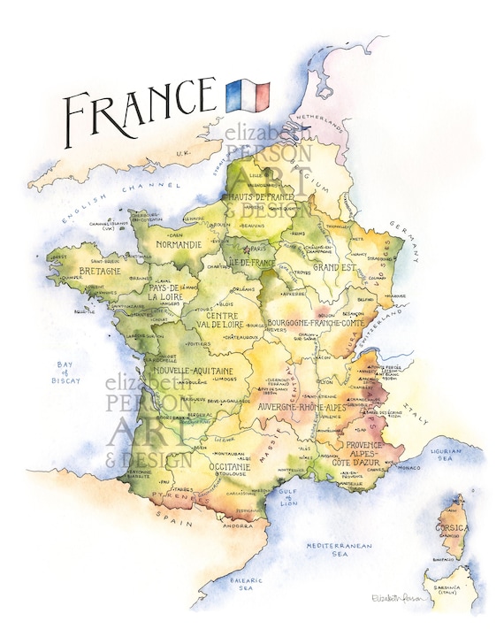  Buy Poster carte de France Book Online at Low Prices in