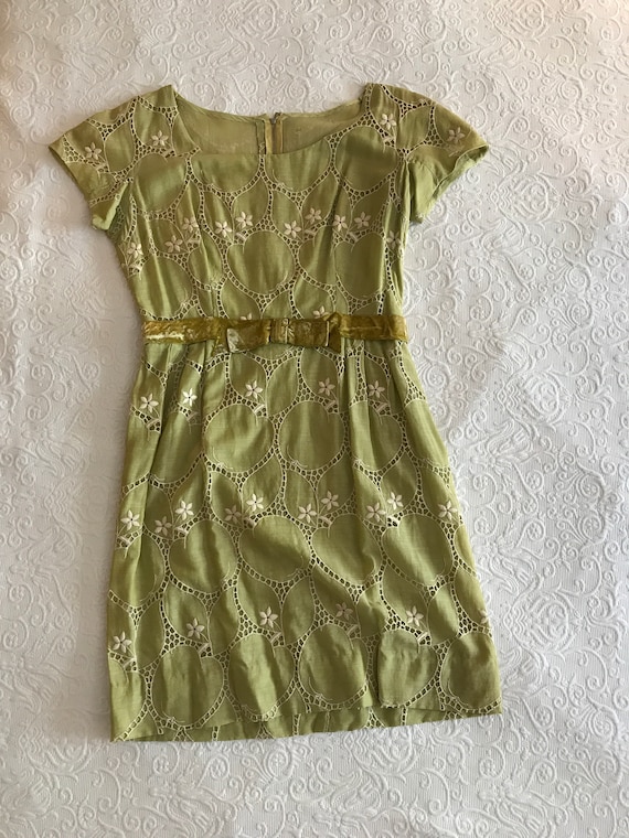 Nat Kaplan Designer Green Dress