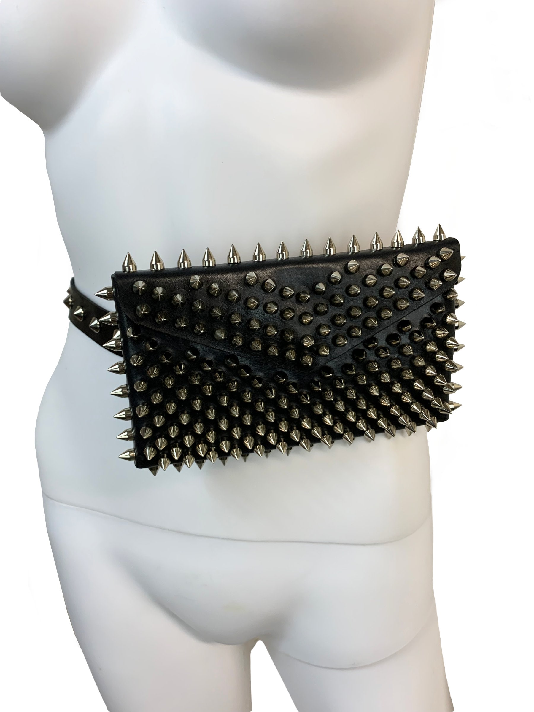 The Vagabond Fanny Pack Spiked Leather Fanny Pack With