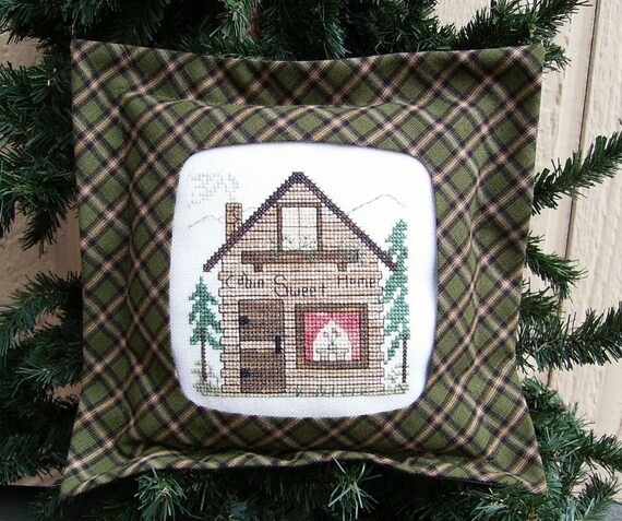 Cabin Cross Stitch Pattern Cabin Sweet Home Etsy