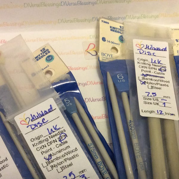 Milward Knitting Needle Etsy