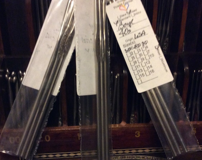 Boye, Made in USA, Steel, 1940s, Crochet Hook, Tatting Hook, Small Lot, 3 Hooks, Very Vintage Etsy