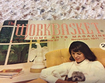 The Workbasket Magazine, Volume 37, Small Lots, Home Arts Magazine, October 1971, thru September 1972, Most Issues