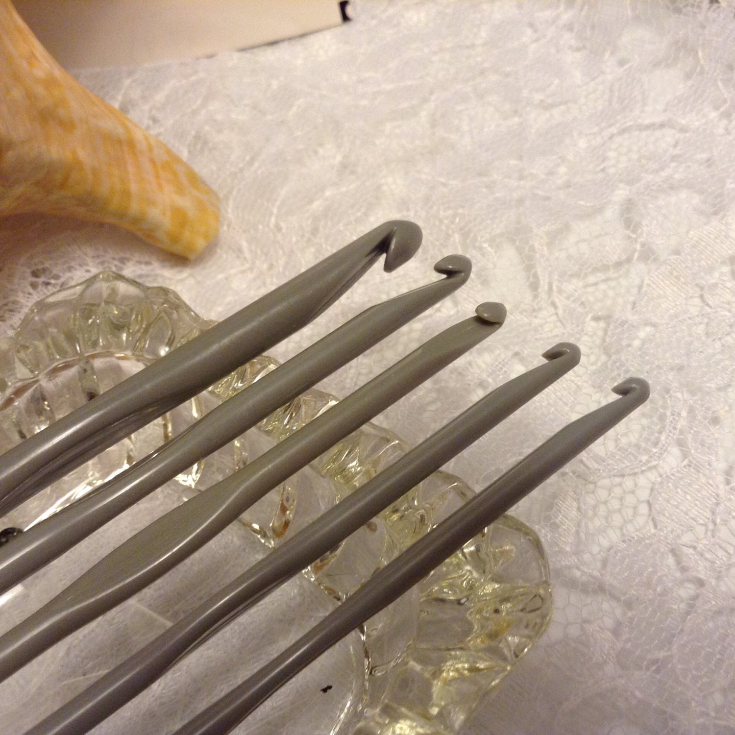 WOOLWORTH Inline 6 Inch Plastic Crochet Hook Vintage Etsy Norway