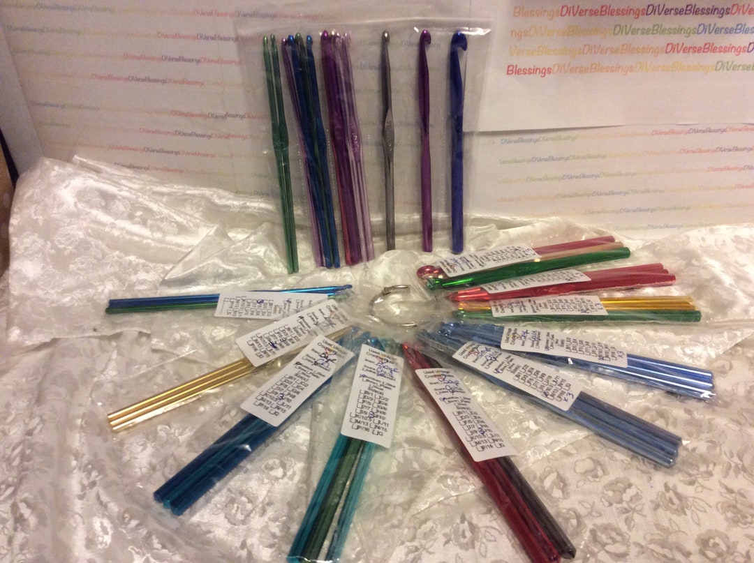 BOYE, Crochet Hooks, Aluminum, Imported, Made in China, Bargain Lots